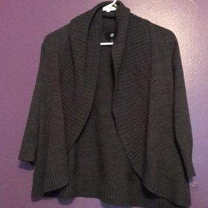 Gray cardigan